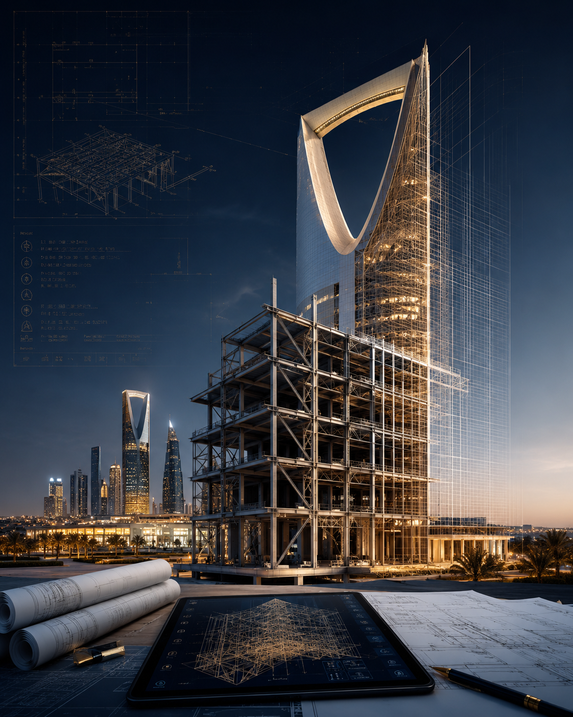التصميم الإنشائي للمباني في السعودية
